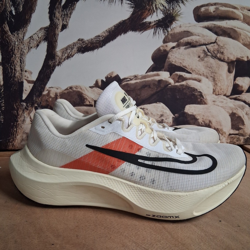 Nike Zoom Fly 5 Eliud Kipchoge White Orange Running Shoes DZ4775-100 Mens 11